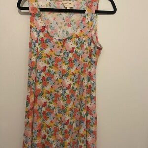 Sezane Floral Mini Dress - Multicolor